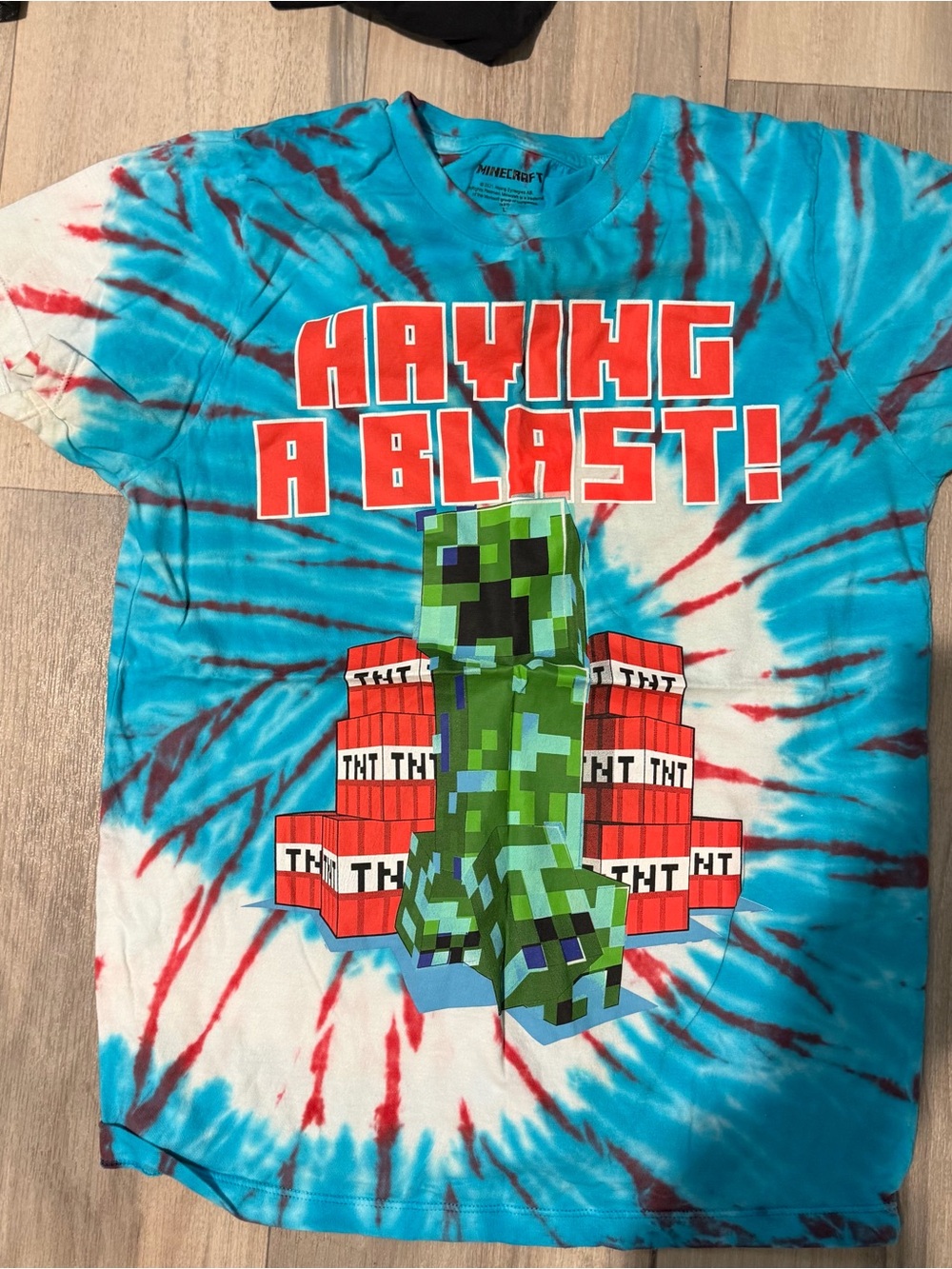 Minecraft Creeper Tie Dye Tee